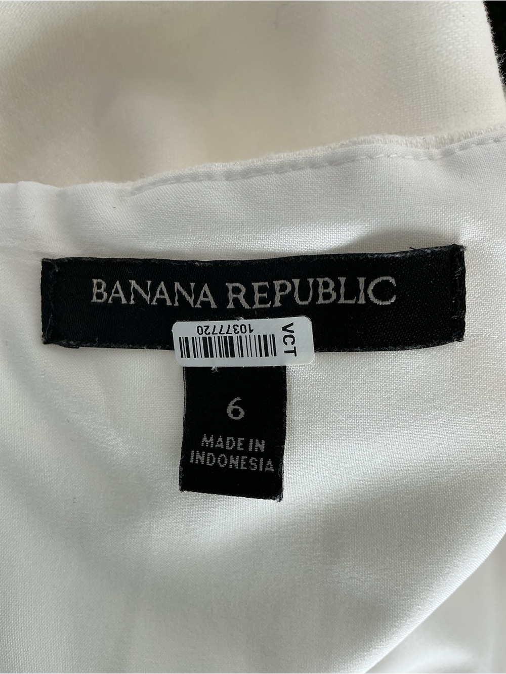 Banana Republic | Linen Blend Button Front High Rise Skirt Ivory White Size 6 - Picture 7 of 9